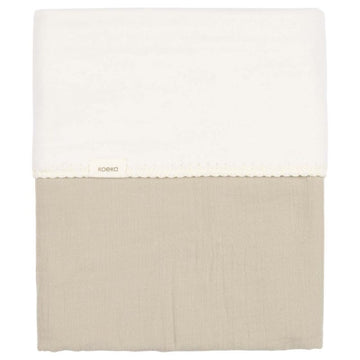Deken Ledikant Koeka Cotton Fleece Sage