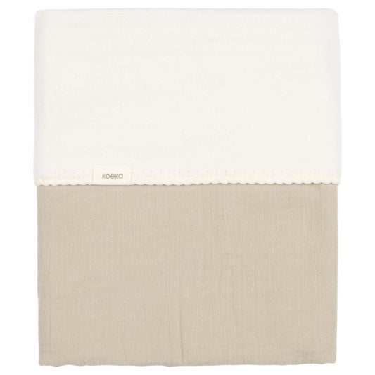 Deken Ledikant Koeka Cotton Fleece Sage