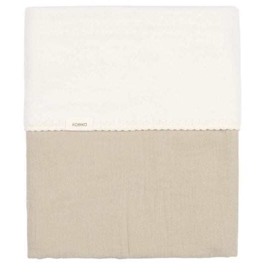 Deken Ledikant Koeka Cotton Fleece Sage