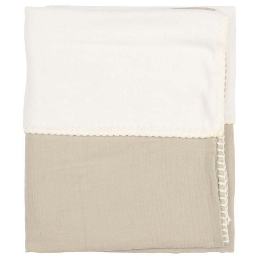 Deken Ledikant Koeka Cotton Fleece Sage