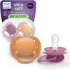 Fopspeen Philips Avent Ultra Soft Fuchsia Perzik +18mnd