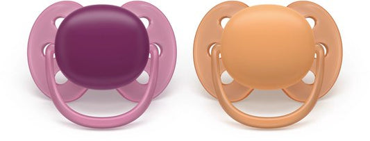 Fopspeen Philips Avent Ultra Soft Fuchsia Perzik +18mnd