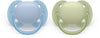 Fopspeen Phillips Avent Ultra Soft Lichtblauw/Groen +0mnd