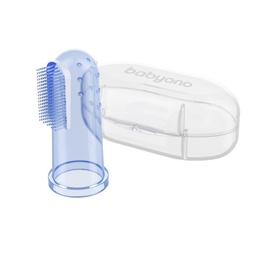 Vingertandenborstel Babyono Blauw