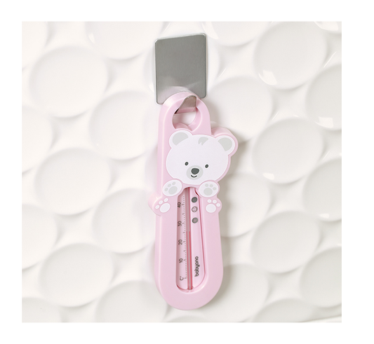 Badthermometer Babyono Beer Roze