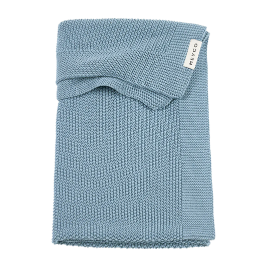 Deken Wieg Meyco Mini Relief Jeans Blue