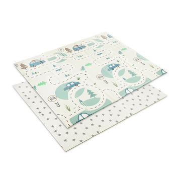 Opvouwbaar Speelkleed Lorelli Funny City & Stars Blue