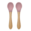 Lepels Lorelli Silicone Bamboo Naturel Deep Pink 2-pack
