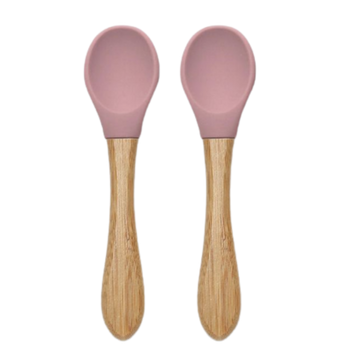 Lepels Lorelli Silicone Bamboo Naturel Deep Pink 2-pack