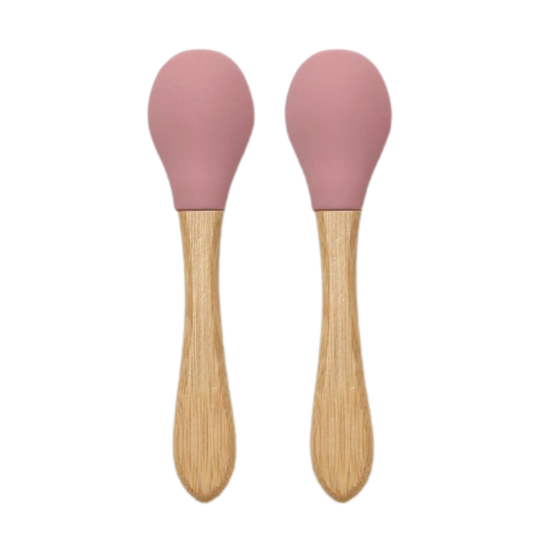 Lepels Lorelli Silicone Bamboo Naturel Deep Pink 2-pack