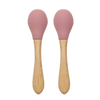 Lepels Lorelli Silicone Bamboo Naturel Deep Pink 2-pack
