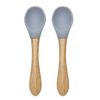 Lepels Lorelli Silicone Bamboo Naturel Grey  2-pack