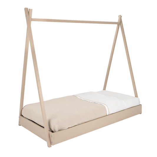 Peuterbed Colorfull Home 70x140 Vloerbed Tipi Sand