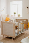 Ledikant Finori Bali Eiken/Riet Decor 70x140