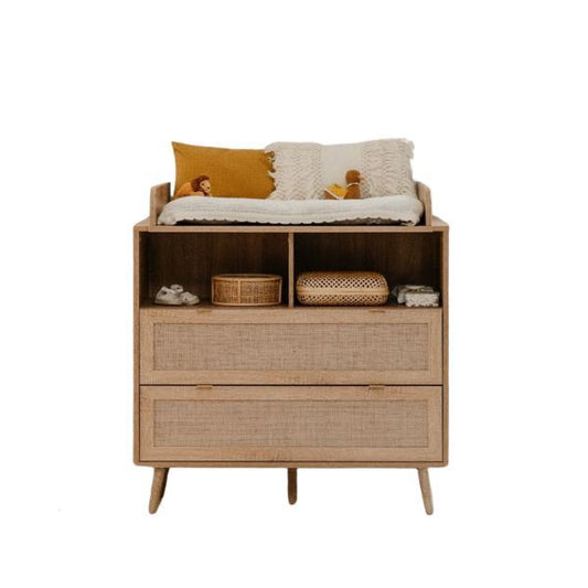 Commode Finori Bali Eiken/Riet Decor incl. Opzet