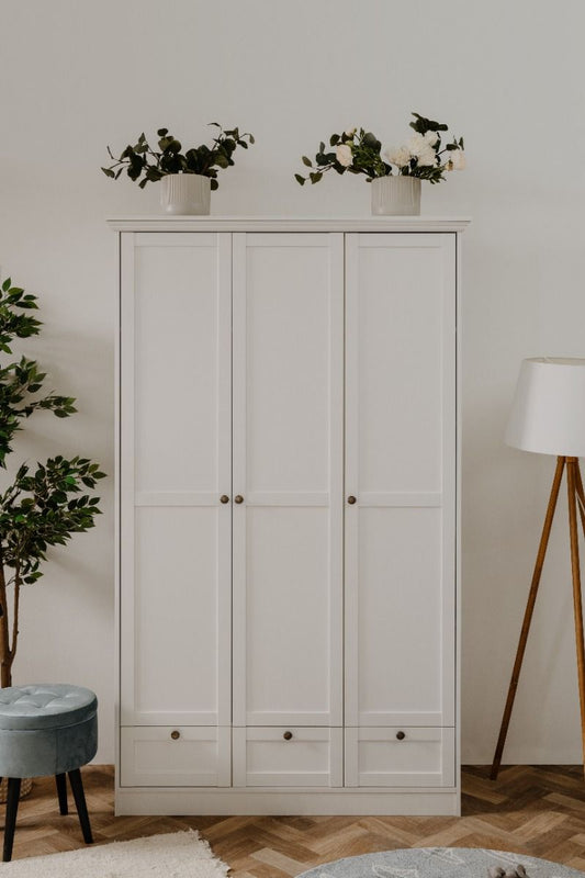 Kast Finori Landwood Wit 3-deurs