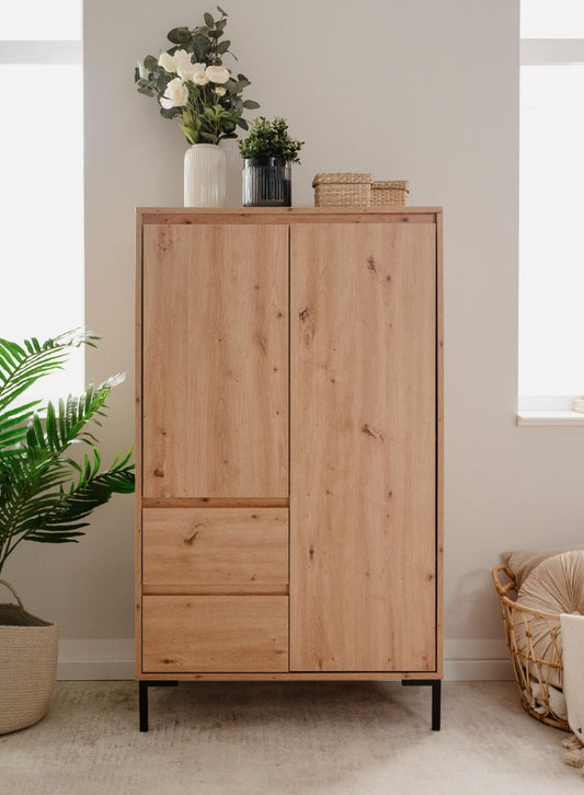 Kast Finori Korsika Highboard Artisian Oak 2-deurs