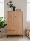 Kast Finori Korsika Highboard Artisian Oak 2-deurs