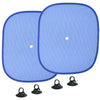 Zonnescherm Edco Pop-Out Blauw 2-pack