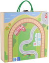 Treinbaan Edco met Houten Koffer