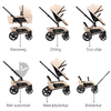 Kinderwagen The Jiffle Wagon 2+ Plus Clay