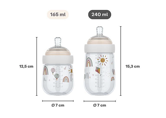 Babyfles Mepal x Little Dutch Mio 240ml Forest Friends