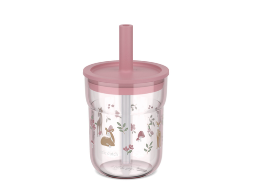 Beker Mepal x Little Dutch Met Rietje 250ml Mio Fairy Garden
