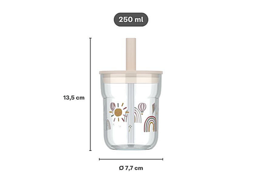Beker Mepal x Little Dutch Met Rietje 250ml Mio Little Farm