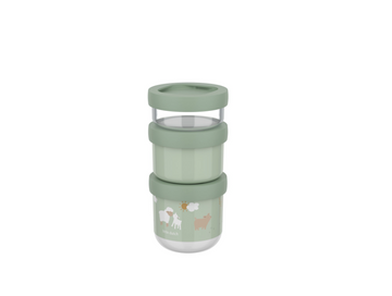 Snackbox Mepal x Little Dutch Mio Little Farm 3-delig