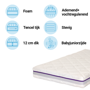 Matras Peuterbed Träumeland 70x140 Oase