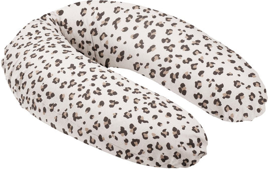 Voedingskussen / Zwangerschapskussen Doomoo Buddy 180 cm Leopard Cream