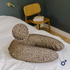 Voedingskussen / Zwangerschapskussen Doomoo Buddy 180 cm Leopard Bronze