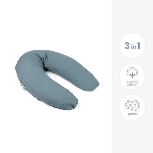 Voedingskussen / Zwangerschapskussen Doomoo Comfy Big Tetra Blue