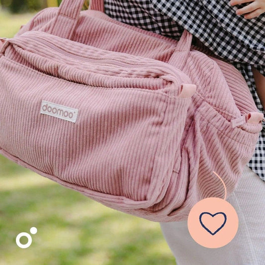 Luiertas Doomoo Fluffy Corduroy Pink