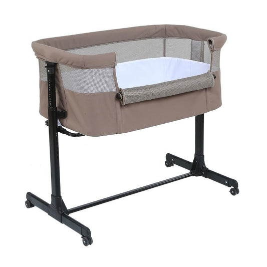 Co-sleeper Titanium Baby Solid Milan Lush Taupe incl. Klamboe