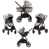 Kinderwagen Novi Jaxx V2 3-in-1 Hazel Melange met Autostoel & Adapterset