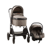 Kinderwagen Novi Jaxx V2 3-in-1 Hazel Melange met Autostoel & Adapterset