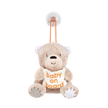 Knuffelbeer Autocomfort Baby On Board met Zuignap