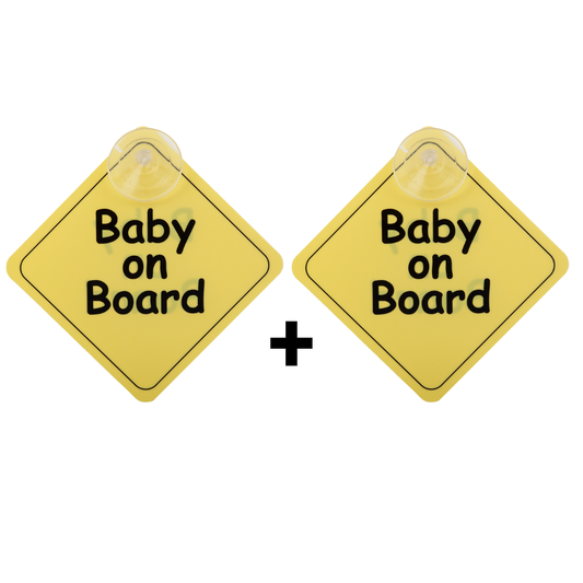 Bordje Autocomfort Baby On Board met Zuignap 2 stuks