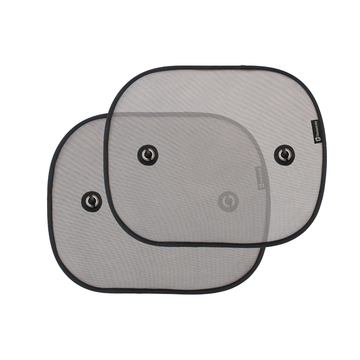 Zonnescherm Titanium Baby Zuignap Uni Zwart 2-pack