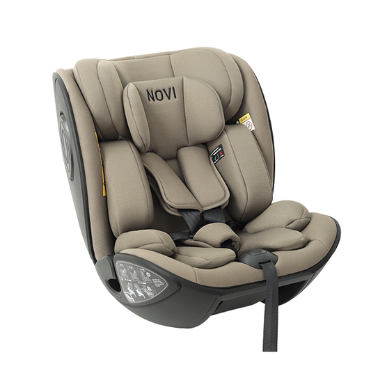 Autostoel Novi Joey Pro 360° Dark Taupe