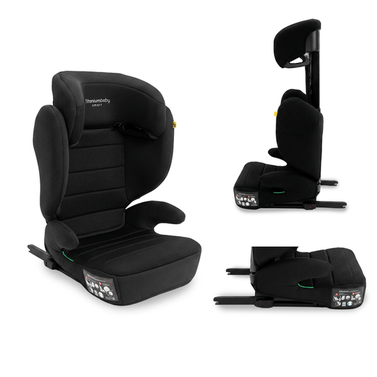Autostoel Titanium Baby Smart Lucky 100 - 150 CM I-Size Isofix All Black