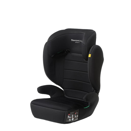 Autostoel Titanium Baby Smart Lucky 100 - 150 CM I-Size Gordel All Black