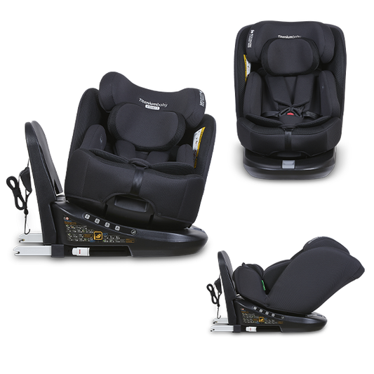 Autostoel Titanium Baby Smart Jade I-Size Black/Mesh