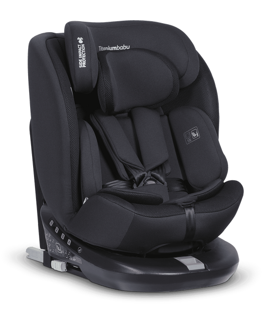 Autostoel Titanium Baby Smart Jade I-Size Black/Mesh