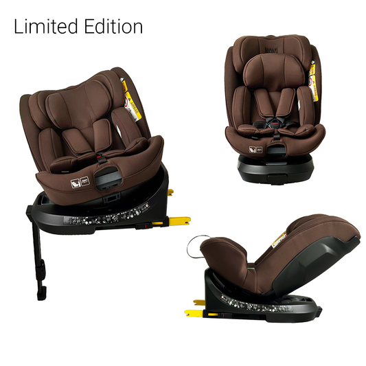 Autostoel Novi Donna Premium Limited Edition I-size 360° Espresso Brown