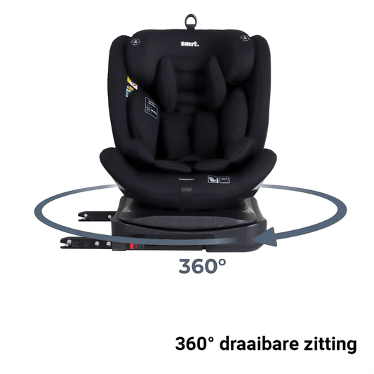 Autostoel smrt. Rock 360° I-Size All Black