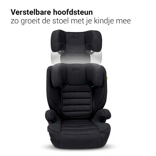 Autostoel Novi James Go I-Size Isofix Black/Mesh