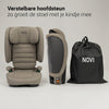 Autostoel Novi Max I-Size Dark Taupe Incl. Draagtas