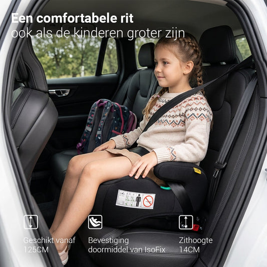 Booster Novi Jimm V2 I-Size Isofix All Black